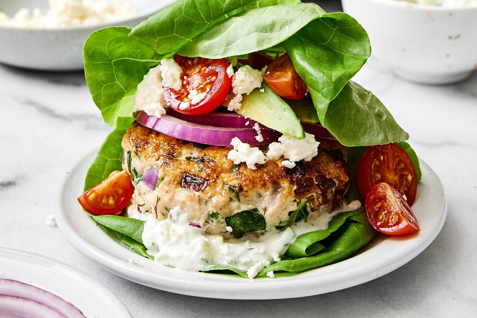 Greek Chicken Patties